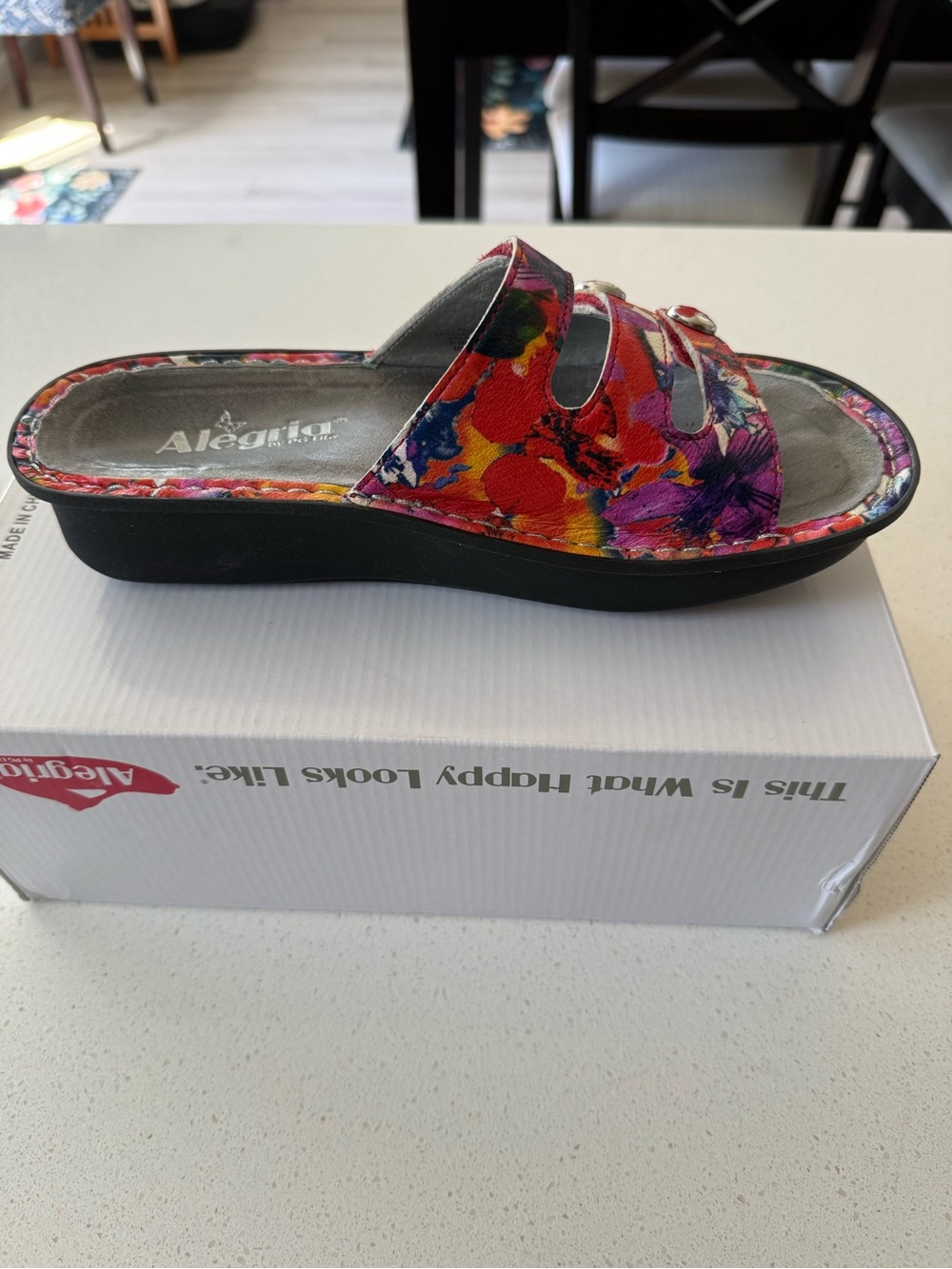 Alegria Fiona Three Band Sandals - Picture 2 of 11